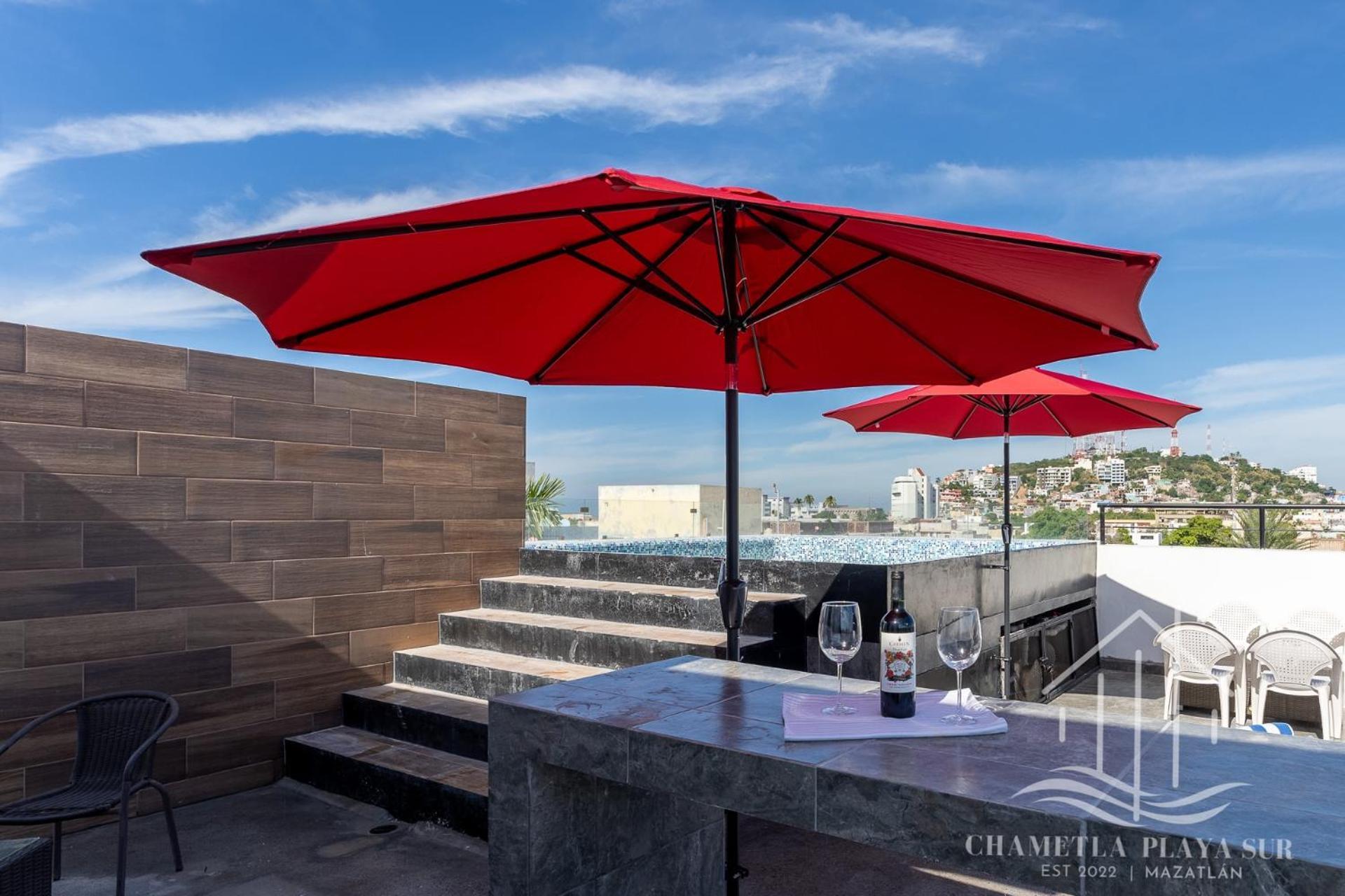New & Comfy, 5 Star Area, Walk 2 Beach, Pool, Views, King Bed Mazatlan Bagian luar foto
